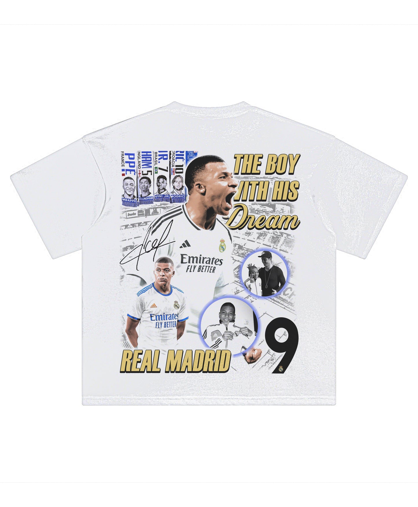 KYLIAN MBAPPE REAL MADRID TEE