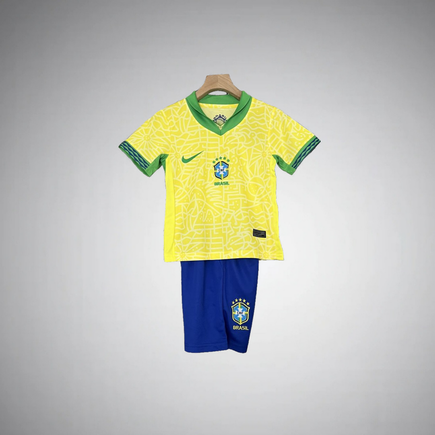 Brazil 2024 Home Kit Kids Size