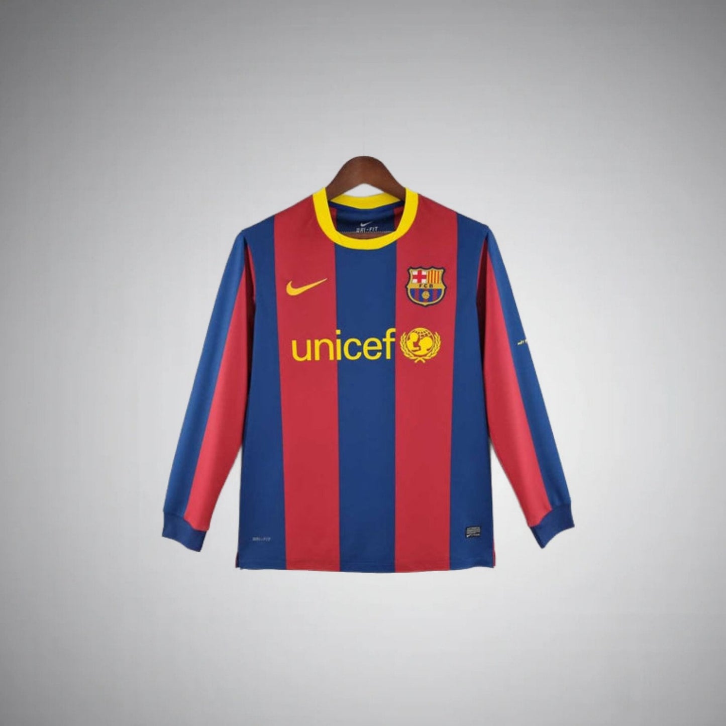 Barcelona 2010-2011 Long Sleeve Home Kit