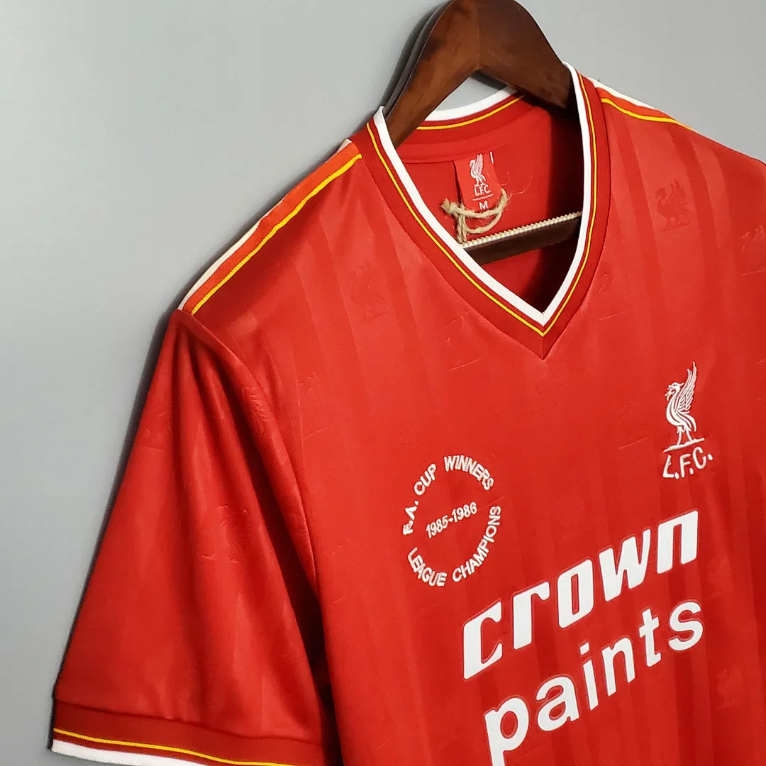 1985/1986 Retro Liverpool Home Football Shirt