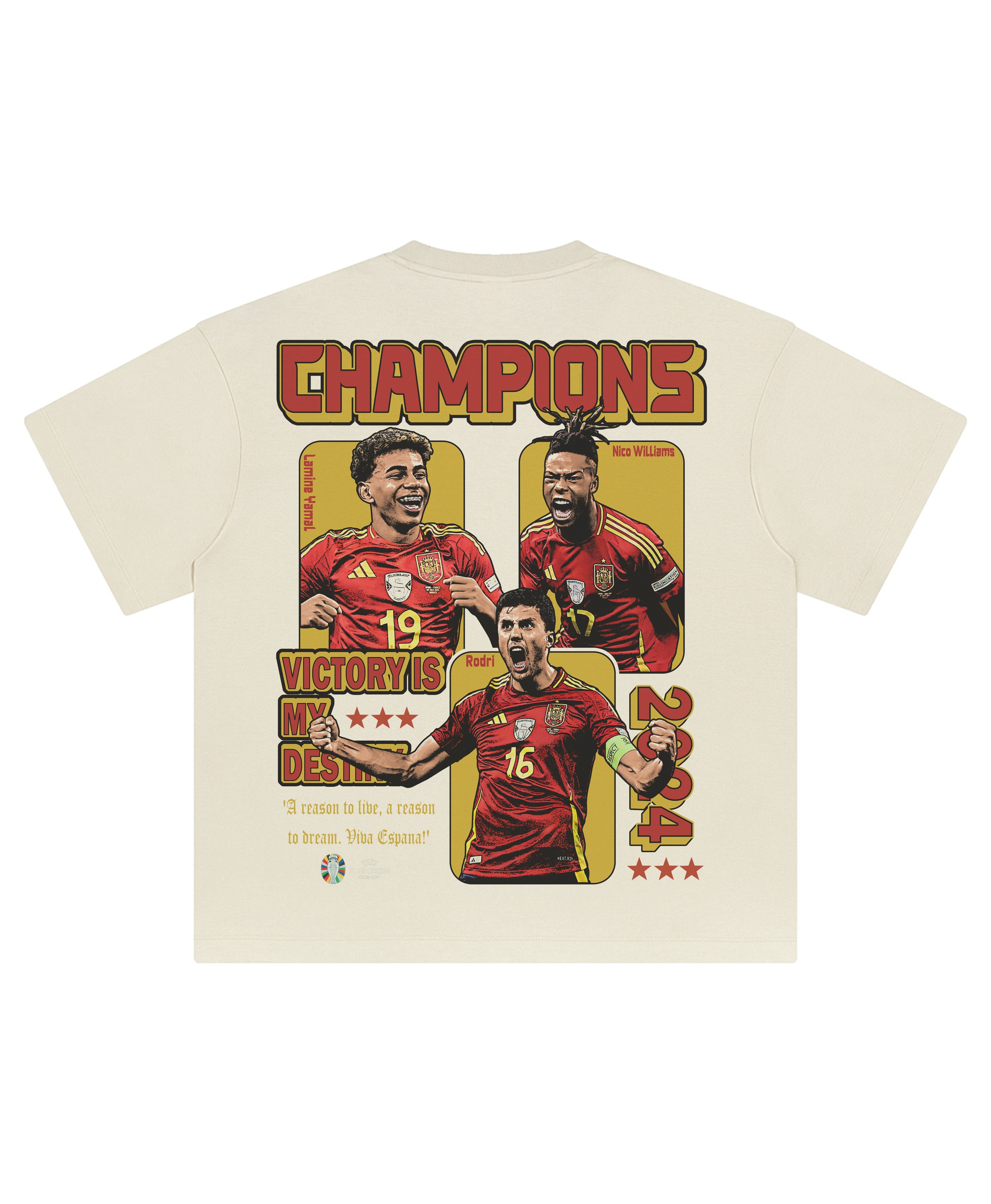 SPAIN EURO 2024 TEE