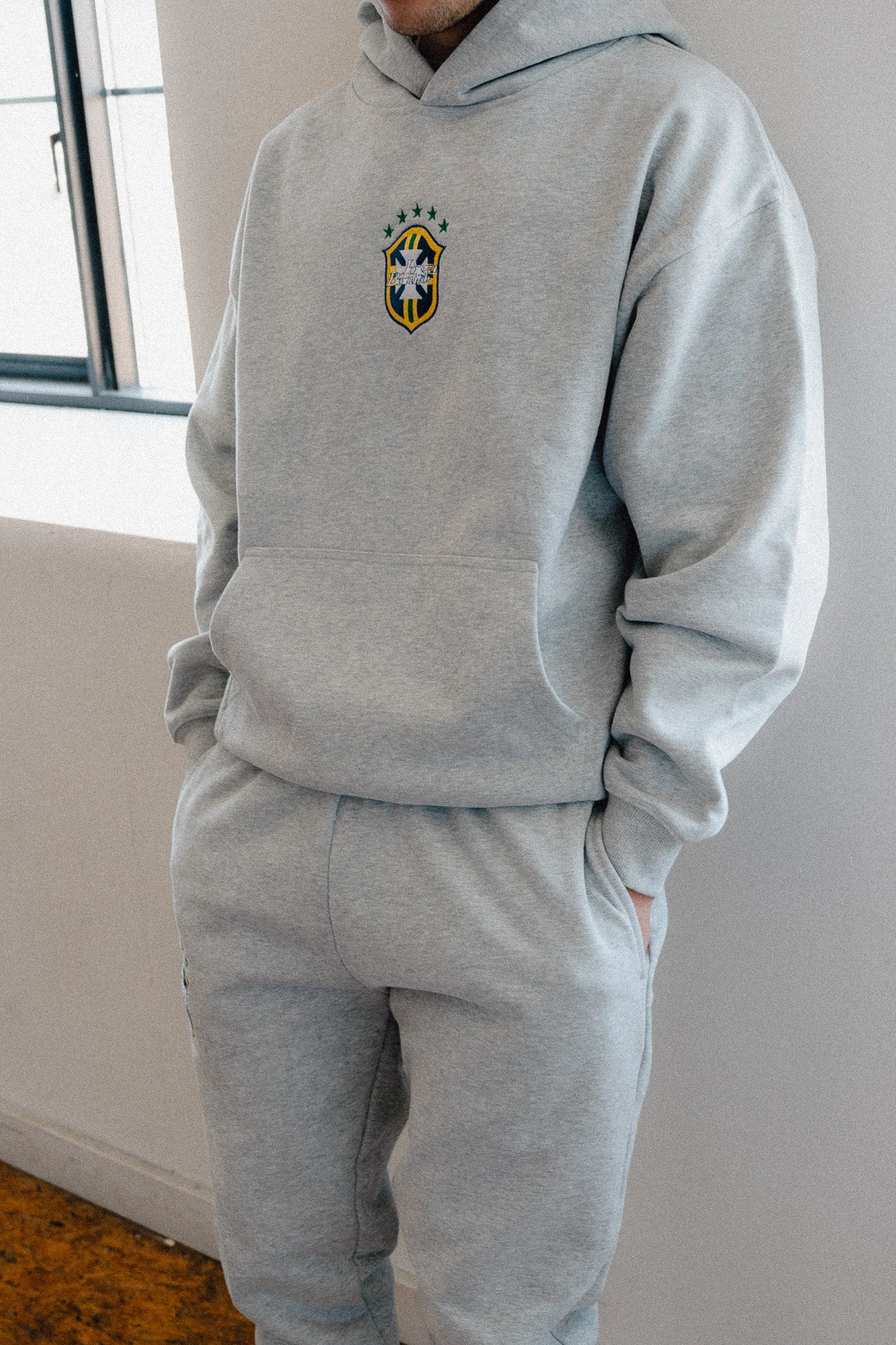 Brazil Essentials Hoodie - White