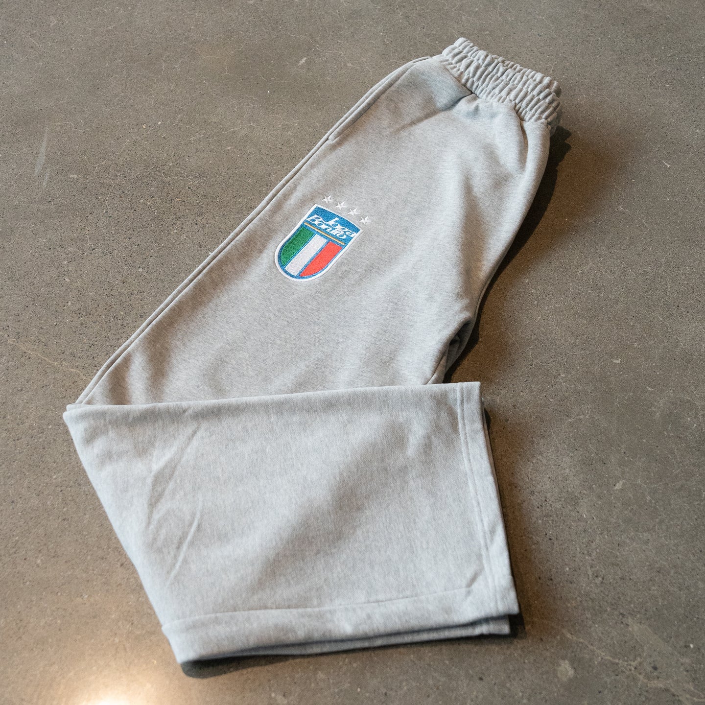 Italy Football Sweats (Baggy) -  White