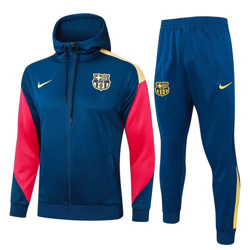 Fc Barcelona Blue and Pink Tracksuit