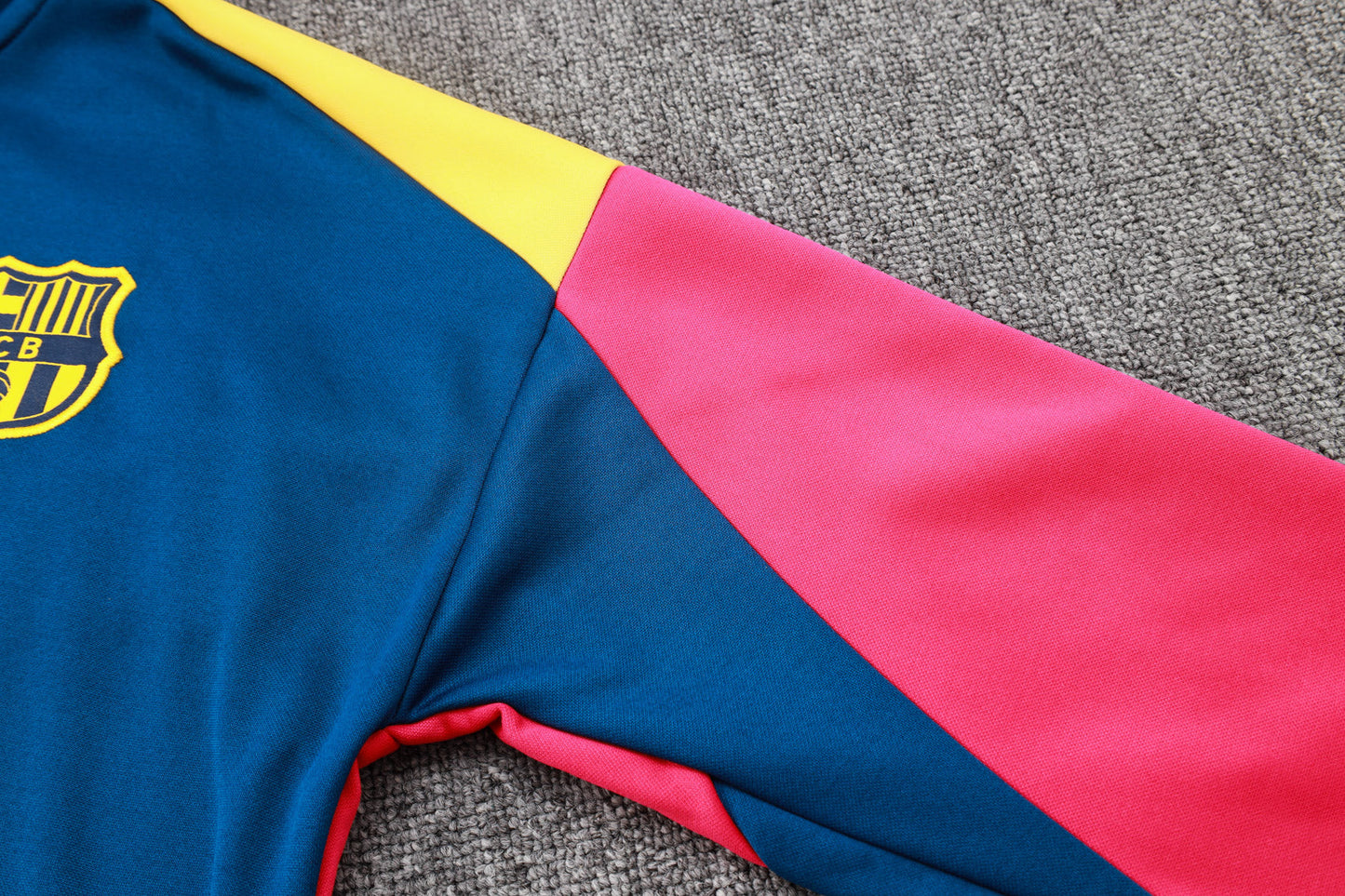 Fc Barcelona Blue and Pink Tracksuit