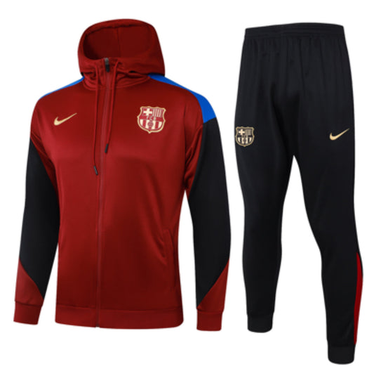 FC Barcelona Red and Black Tracksuit