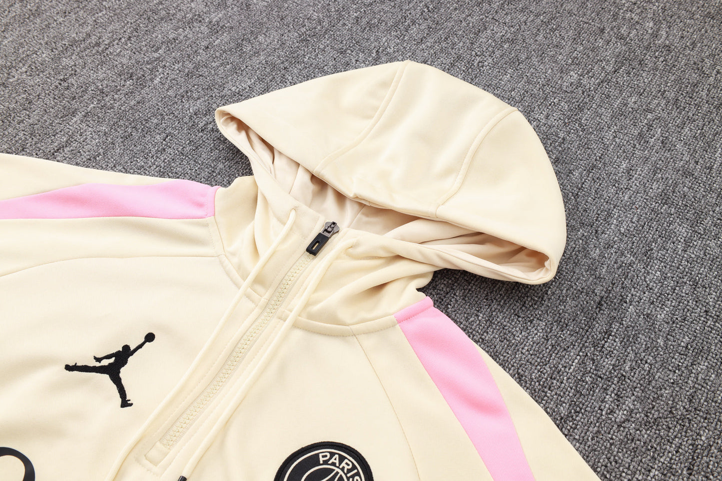 Paris Saint Germain Beige and Black Tracksuit