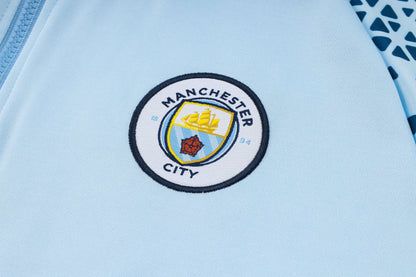 Manchester City Light Blue and Dark Blue Tracksuit