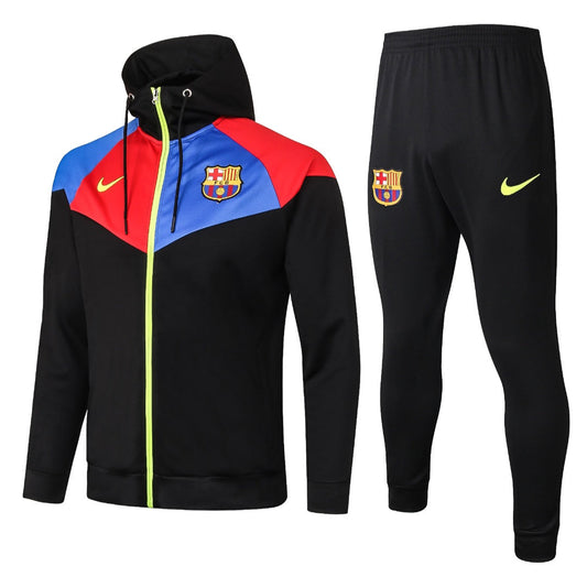 FC Barcelona Black and Blue x Red Tracksuit