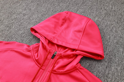 FC Barcelona Pink and Dark Blue Tracksuit