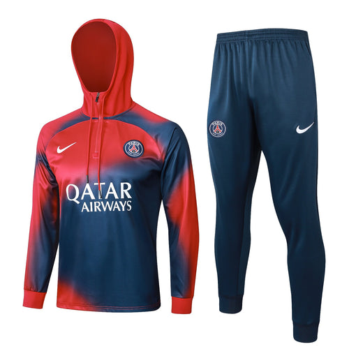 Paris Saint Germain Dark Blue and Red Tracksuit II