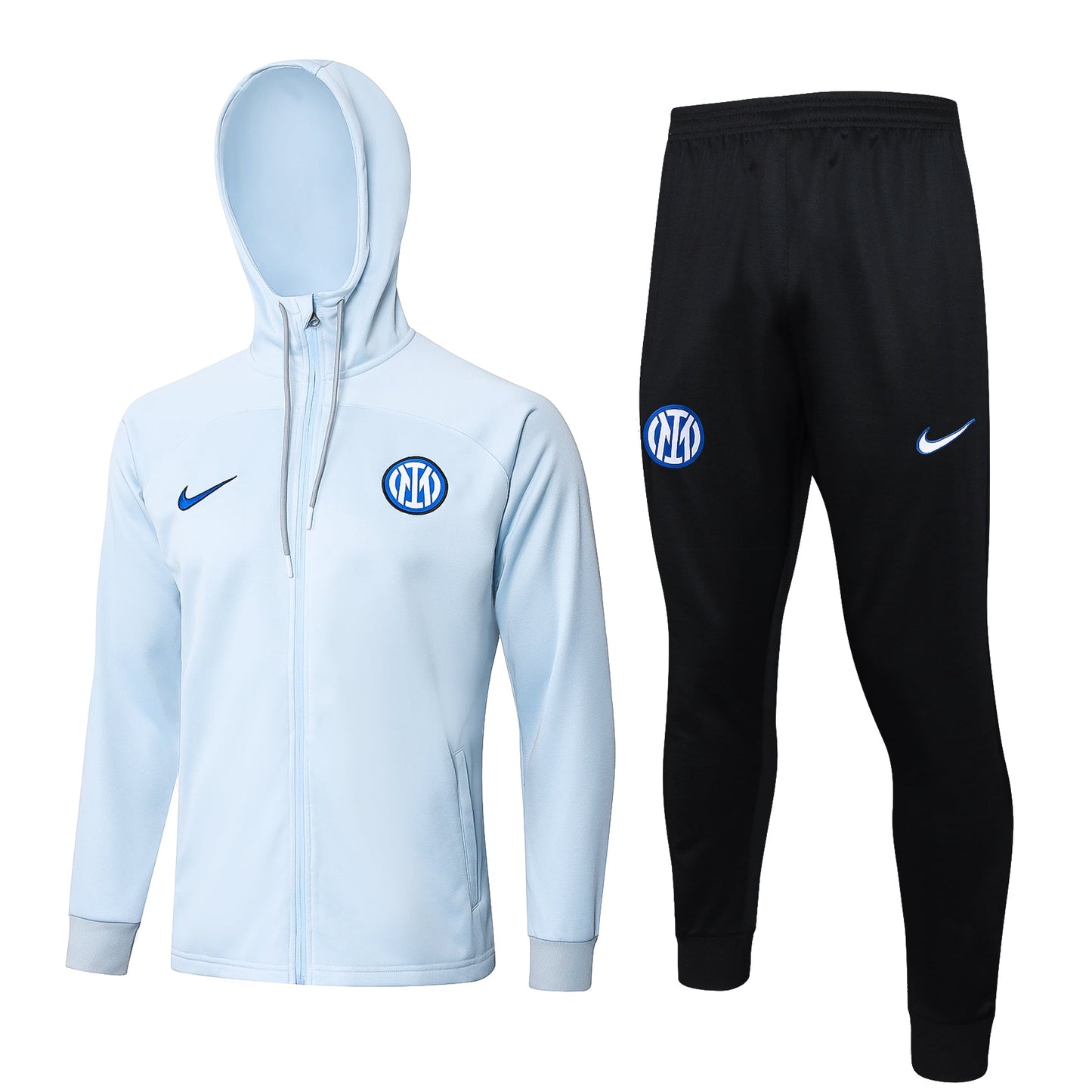 Inter Milan White and Black Tracksuit