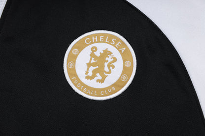 Chelsea FC White and Black x Gold Tracksuit