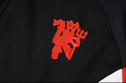 Manchester United Black and Red Tracksuit II