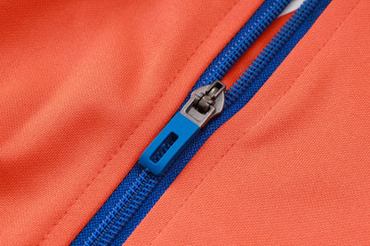 Juventus Dark Blue and Orange Tracksuit