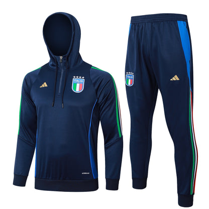 Italy Dark Blue Tracksuit IV