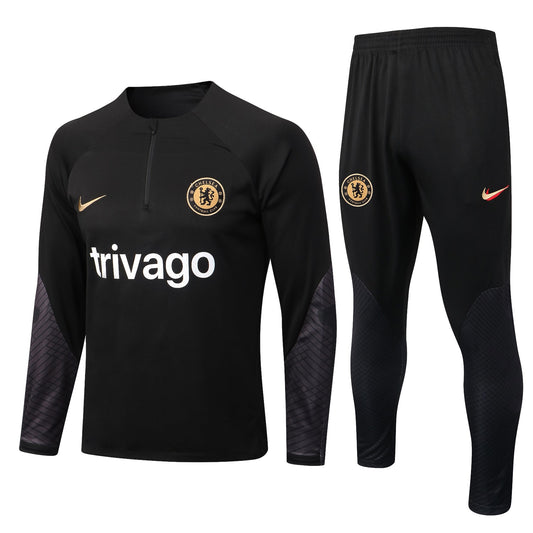 Chelsea Black Tracksuit