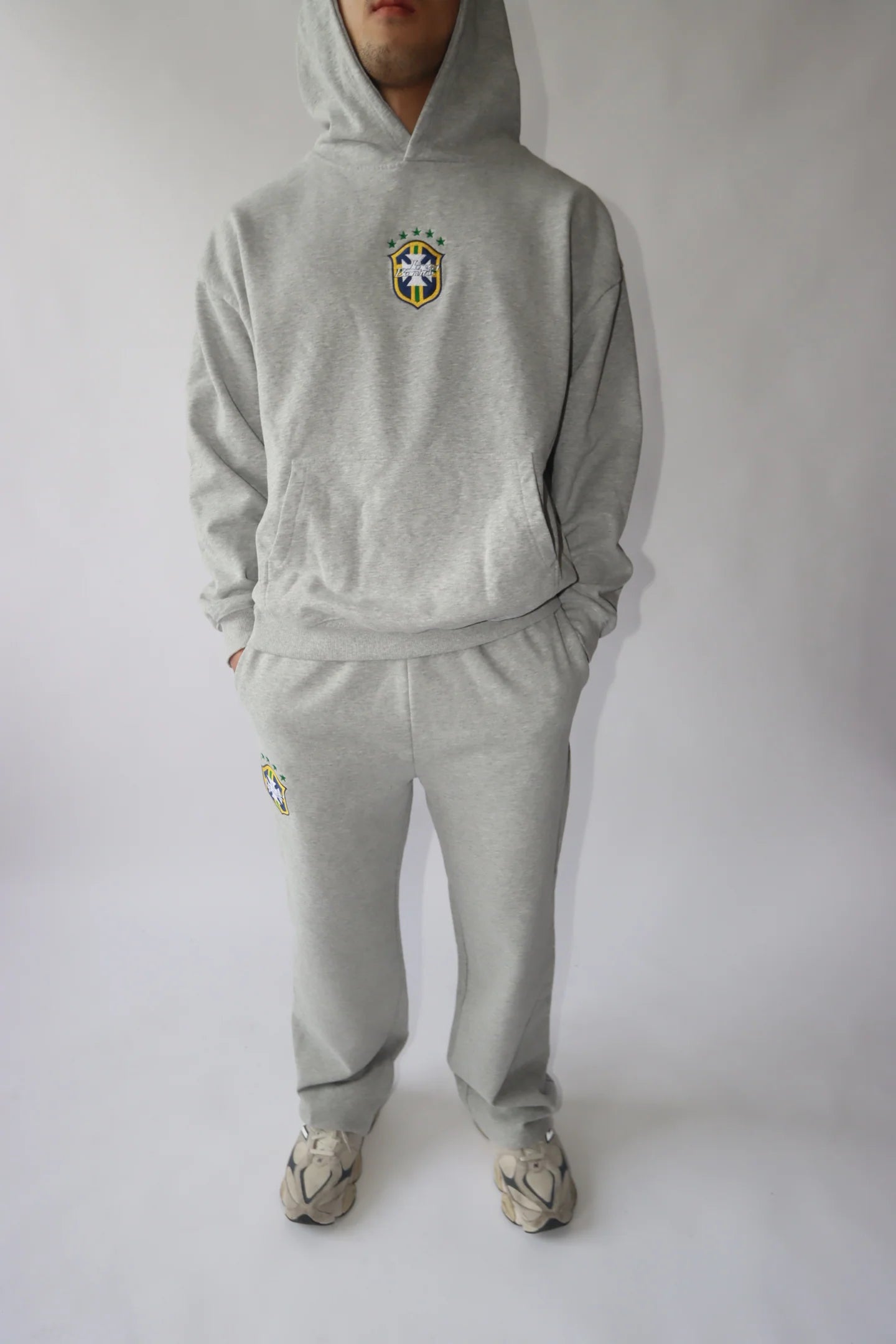 Brazil Essentials Hoodie - White