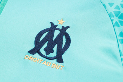 Olympique de Marseille Blue and Mint Tracksuit