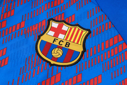 FC Barcelona Dark Blue and Blue Tracksuit