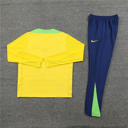 Brazil Dark Blue and Yellow Tracksuit