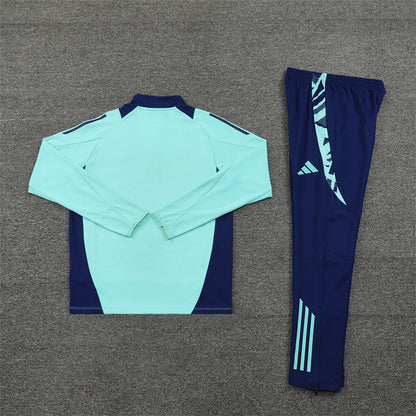 Manchester United Dark Blue and Mint Tracksuit