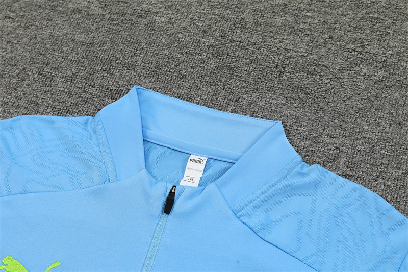 Manchester City Blue and Light Blue Tracksuit