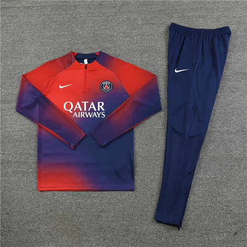 Paris-Saint-German Dark Blue and Red Tracksuit III