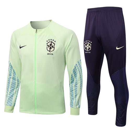 Brazil Violet and Light Green Tracksuit