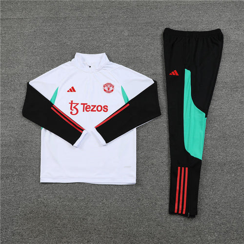 Manchester United Black and White Tracksuit