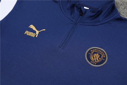 Manchester City Dark Blue Tracksuit