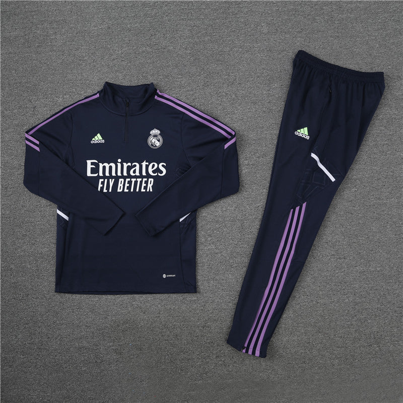 Real Madrid Dark Blue Tracksuit