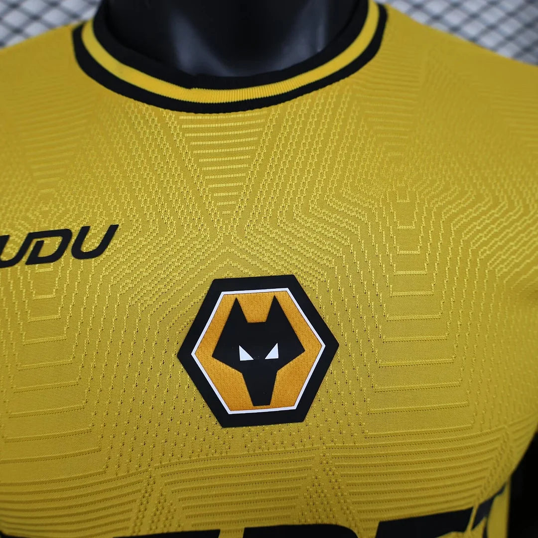 2024/2025 Player Version Wolverhampton Wanderers Home Football Shirt