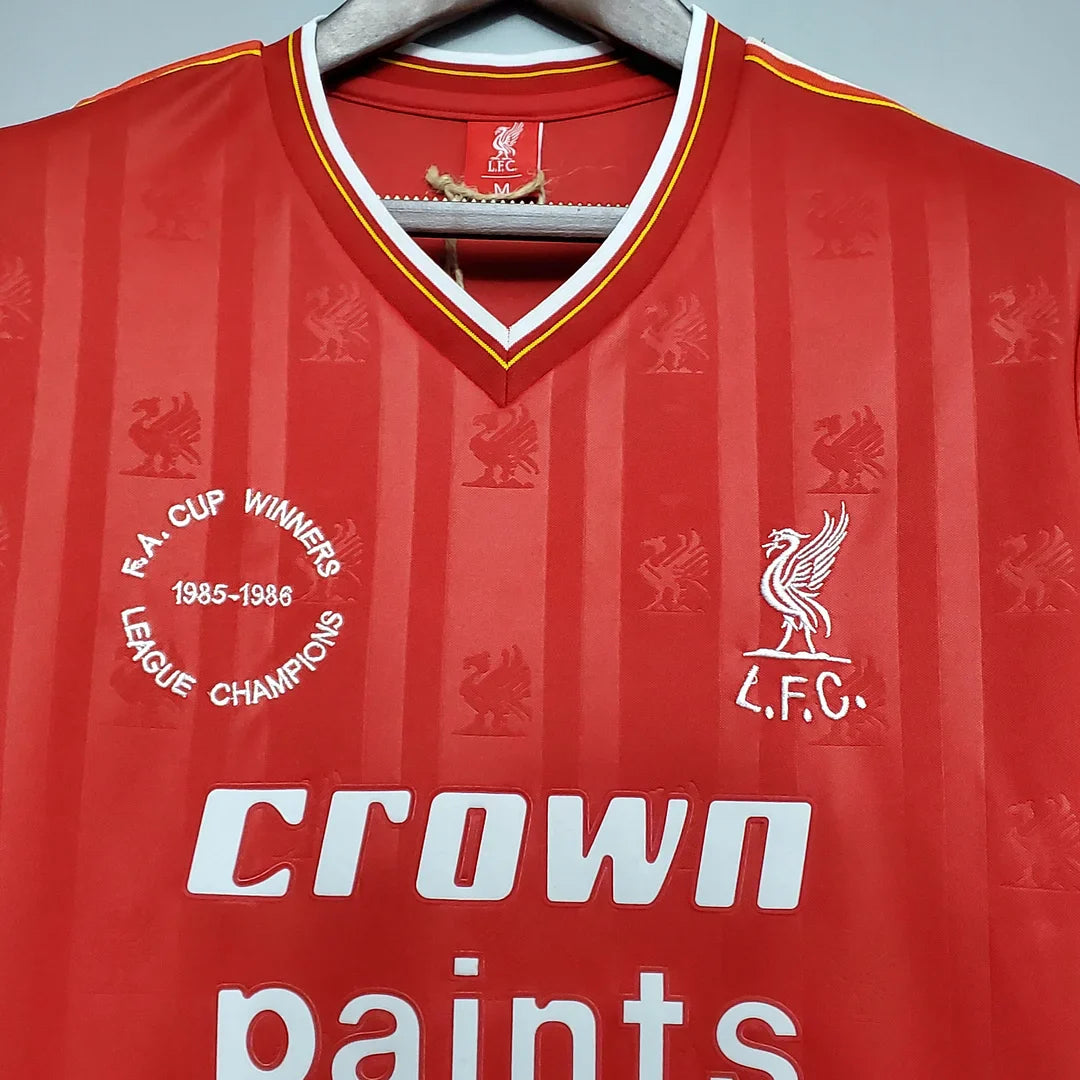 1985/1986 Retro Liverpool Home Football Shirt